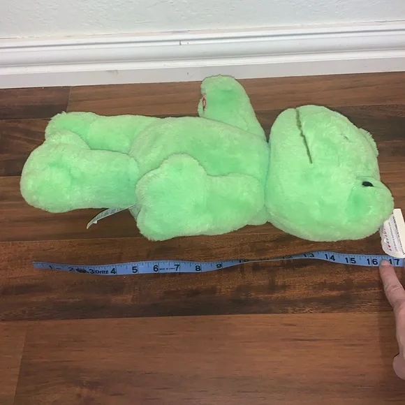 Build A Bear Frog BAB Workshop 16” Green Frog Plush Stuffed Animal